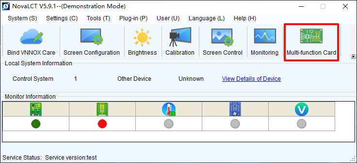Peripheral configuration